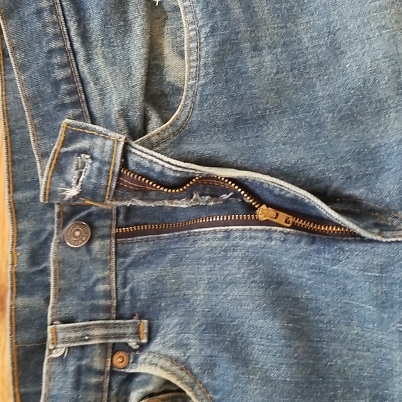 Vintage, Levi's, 505, 30/29 w/ Talon 42 Zipper Pull - Picture 7 of 16